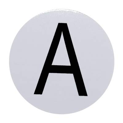 Het alfabet speelt van Beeldverhaal het Vinylpvc Zelfklevende A4 Document van de Stickerbladen mee
