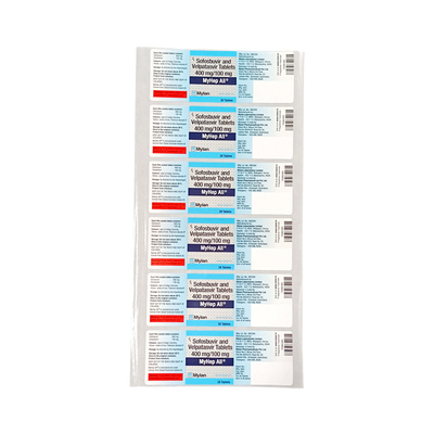 Waterdichte het Etiketfabriek van douanelogo medicine bottle packaging sticker