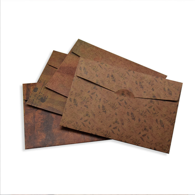 Dikke bruine C5-factuur Gift Card Enveloppen Speciale bedrukking voor schoolkantoor