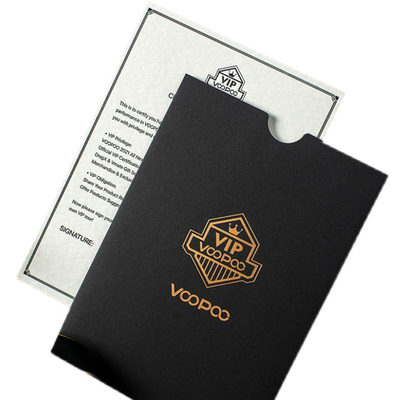 C6 B6 Luxe zwarte zakelijke uitnodiging cadeaukaart enveloppen ontwerp voor bedrijfsjubileum