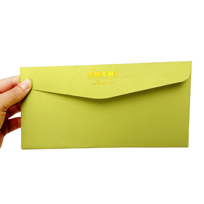 Envelop van de de Giftkaart van het douanea9 de Groene Gras voor de Uitnodiging van de Huwelijkspartij