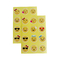 Het emotionele Embleem van de de Stickers Leuke Douane van de Glimlachuitdrukking Zelfklevende Ronde