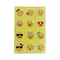 Het emotionele Embleem van de de Stickers Leuke Douane van de Glimlachuitdrukking Zelfklevende Ronde
