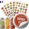 Voorbedrukte Jar Spice Label Stickers Glazen Kruiden Fles Labels