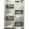 Metallic mat zilver polyester PVC label sticker voor elektronisch