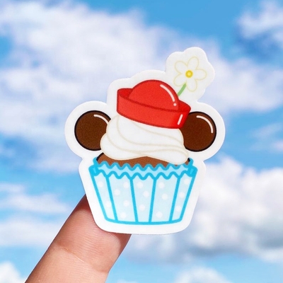 Aangepaste waterdichte voedselkus gesneden stickers voor Ice Cream Van Truck