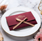 Luxe rode bruiloft cadeaukaart enveloppen 5x7 4x6 met vouwuitnodigingen