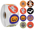 1 inch verwijderbare leuke vakantie ronde PVC label sticker stickers roll