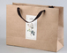 Recyclebare Kraft Apparel Kartonnen boodschappentas Bruine meeneemtas
