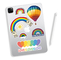 Gepersonaliseerde BOPP Rainbow Kiss Cut Stickers Afdrukken voor Muurtattoo