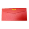 De Rode Envelop van nieuwjaren met Gouden het Vergulden Rand Gouden Patroon het Vergulden Envelopkaart