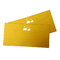 Oranje die Kraftpapier-Document de Envelopdouane van Manilla met Logo Or String wordt gedrukt