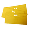 Oranje die Kraftpapier-Document de Envelopdouane van Manilla met Logo Or String wordt gedrukt