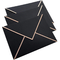 Uv Bronzende Logo Black Card Kraft Paper-Envelop voor Zaken